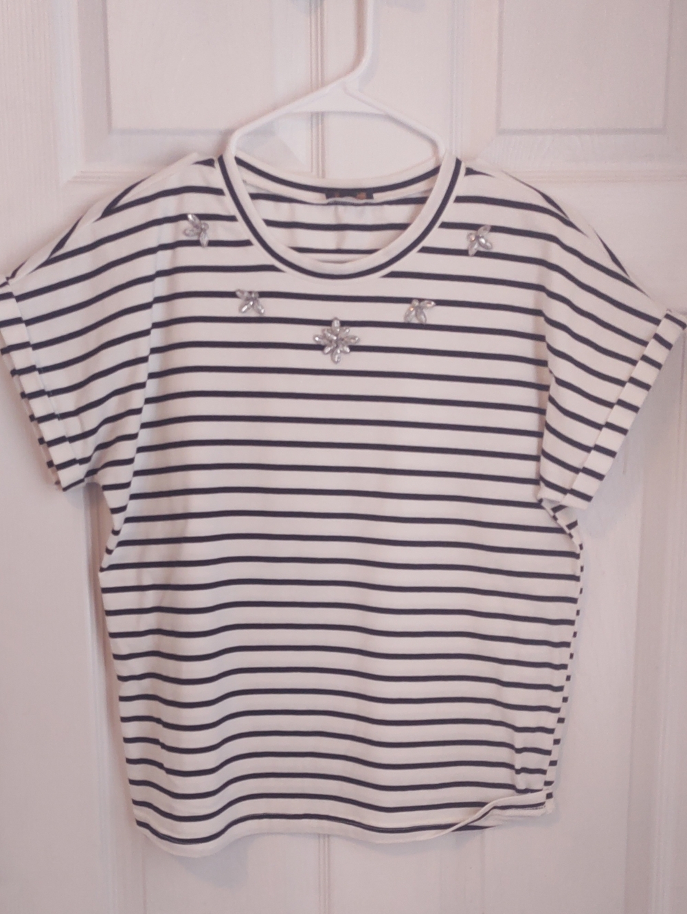 On Twelfth Cap Sleeve T-shirt Casual Nautical